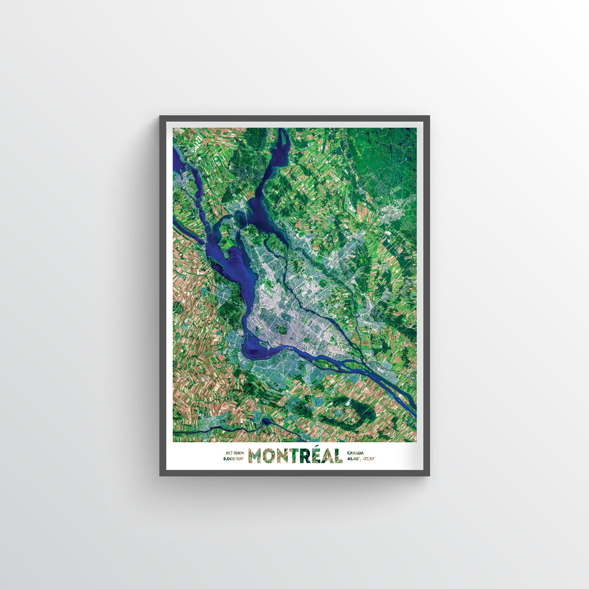 Montreal Earth Photography - Art Print