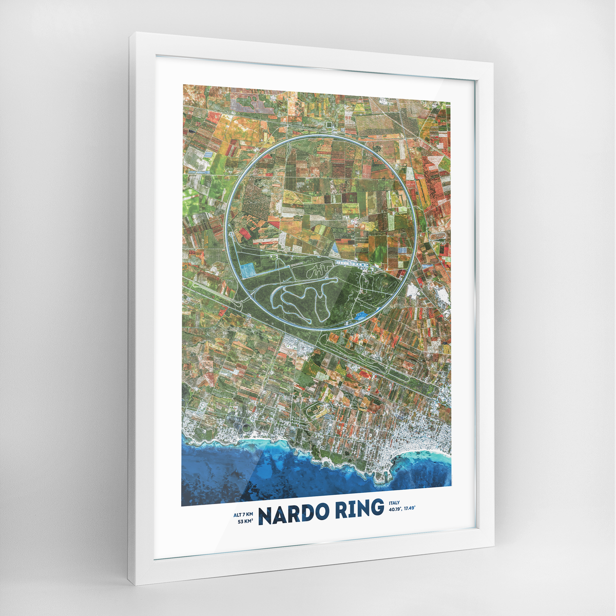 Nardo Ring Earth Photography Art Print - Framed