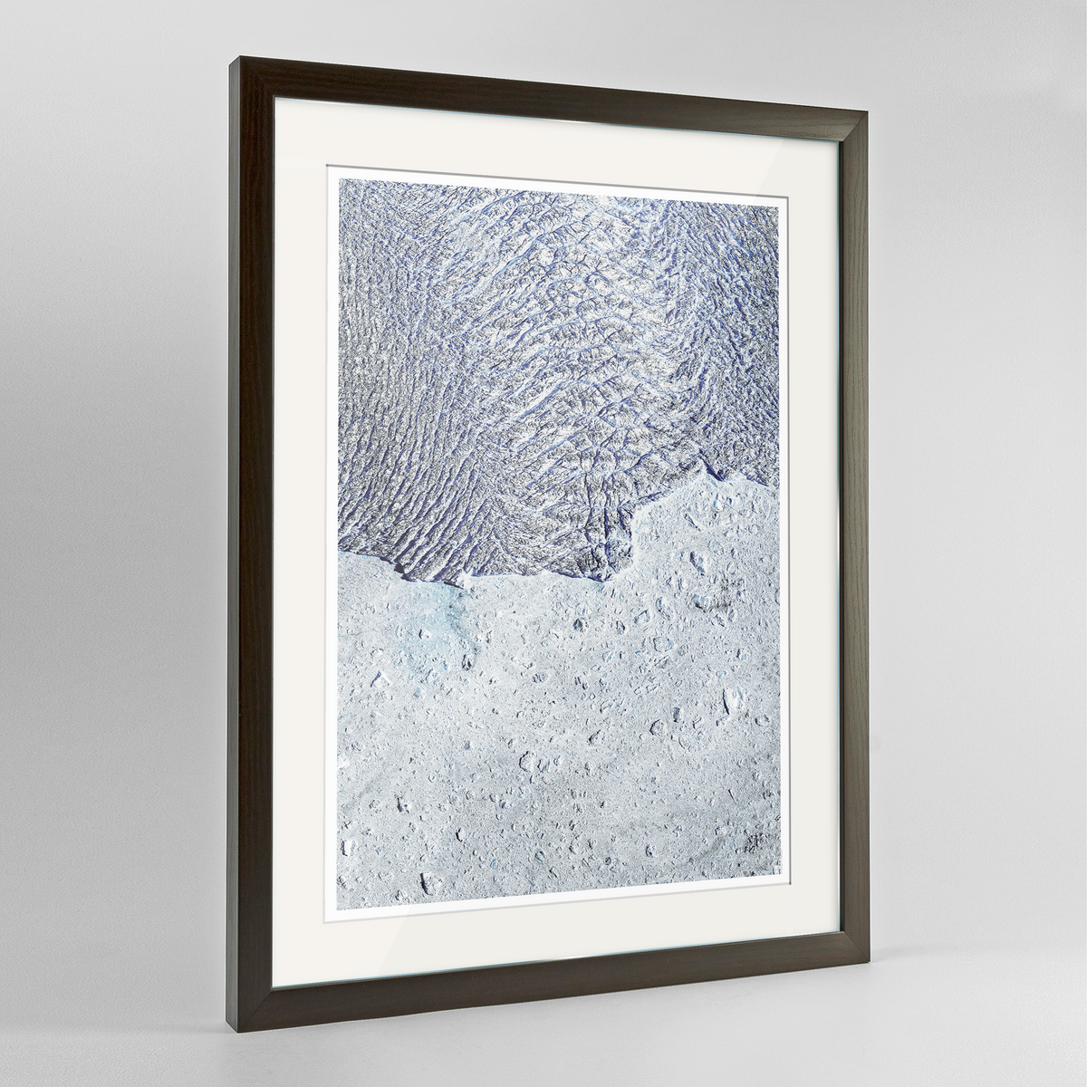 Greenland Ice Sheet Earth Photography Art Print - Framed