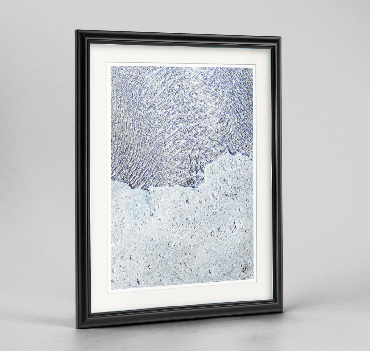 Greenland Ice Sheet Earth Photography Art Print - Framed