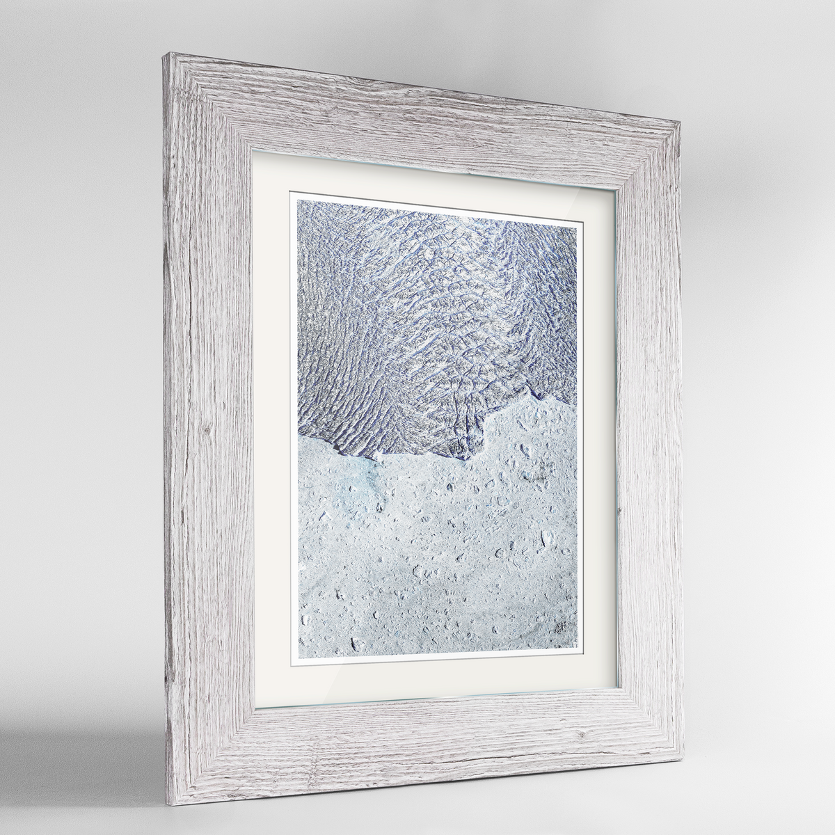 Greenland Ice Sheet Earth Photography Art Print - Framed