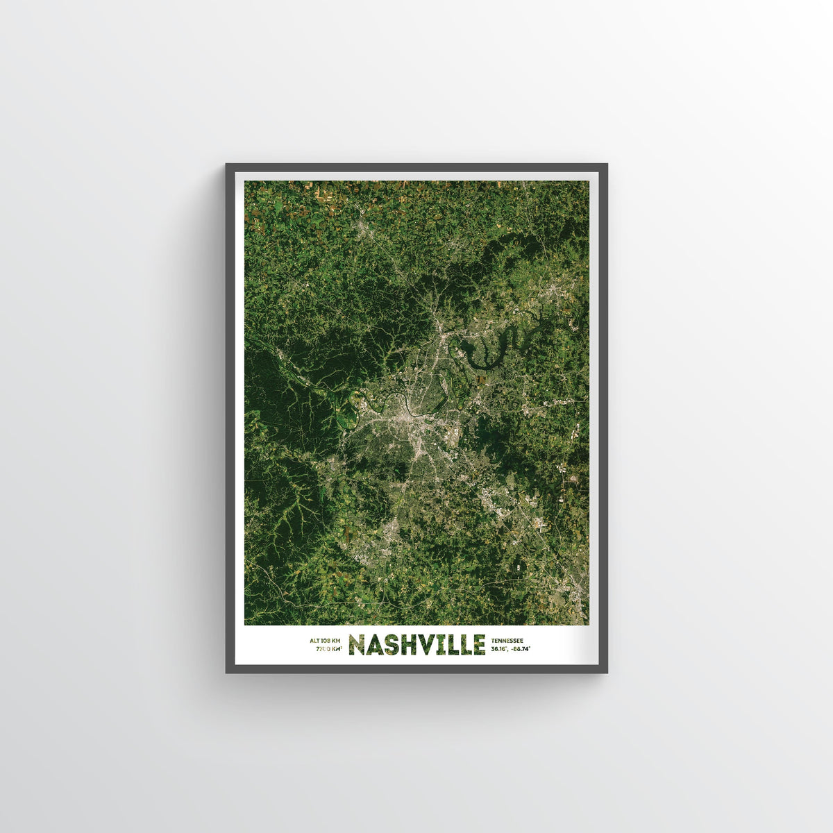 Nashville Earth Photography - Art Print