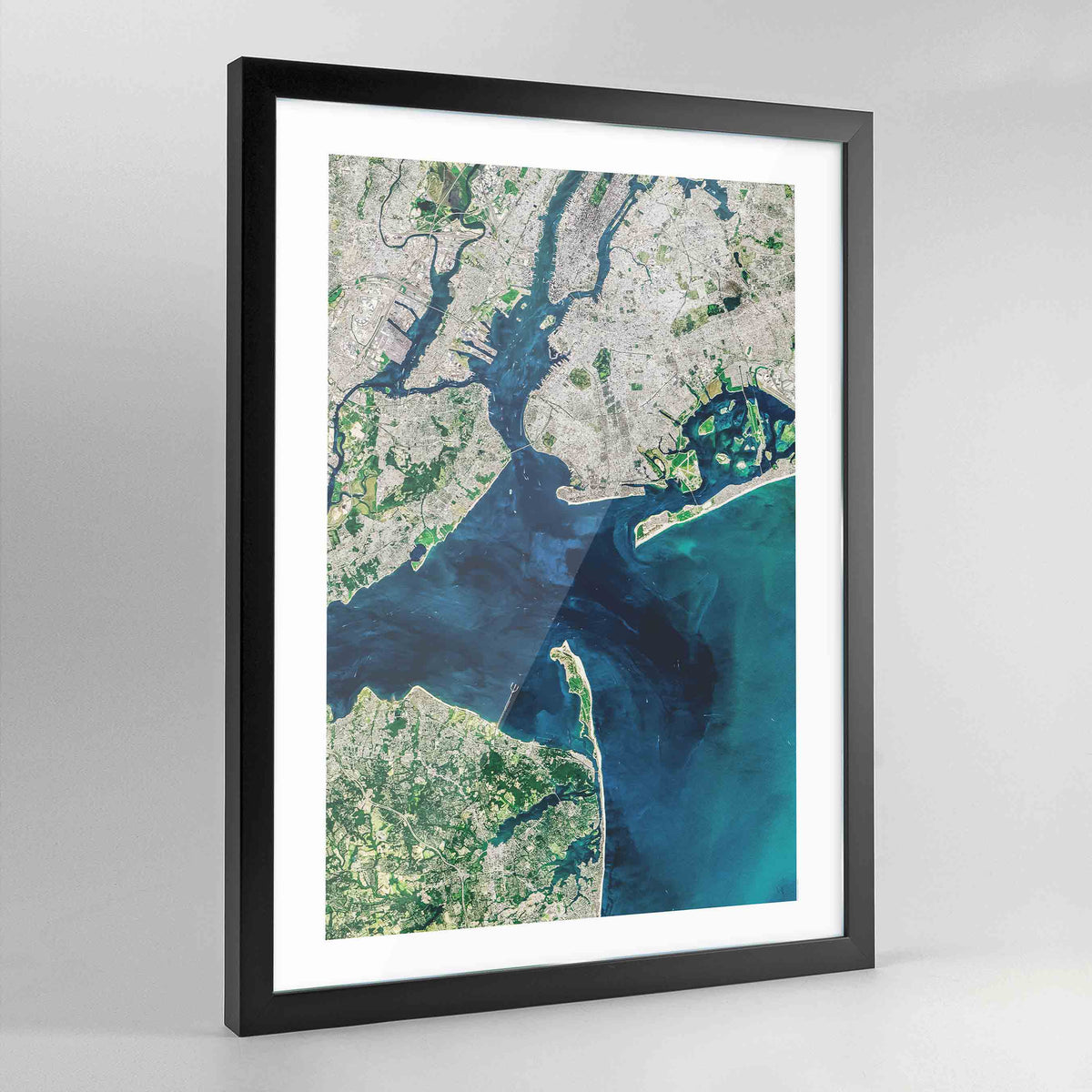 New York Earth Photography Art Print - Framed