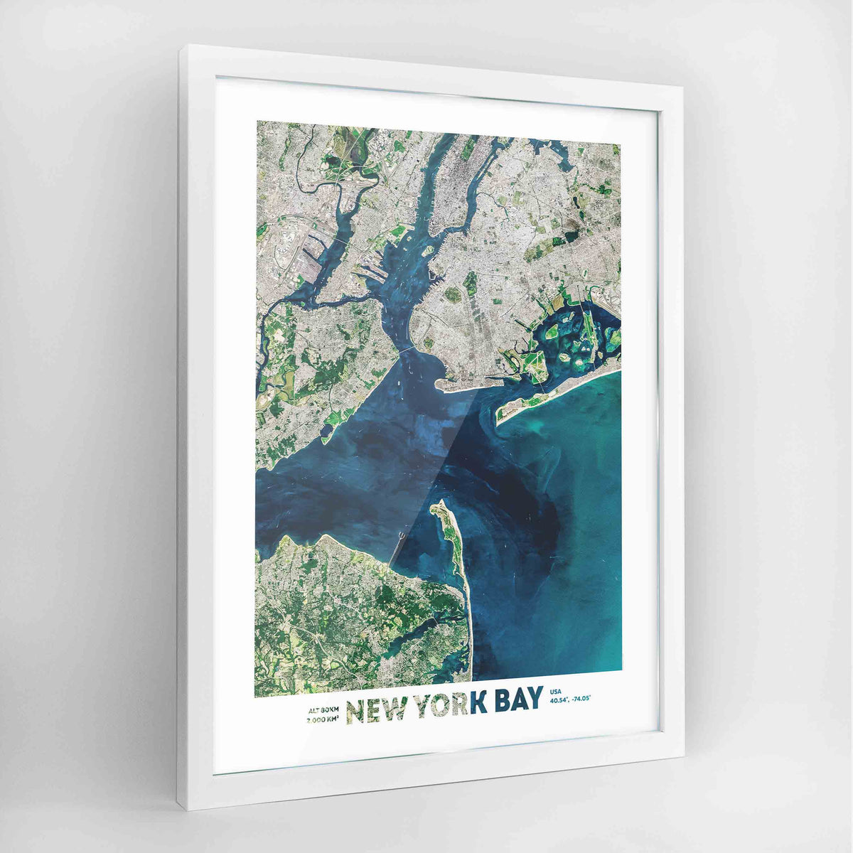 New York Earth Photography Art Print - Framed