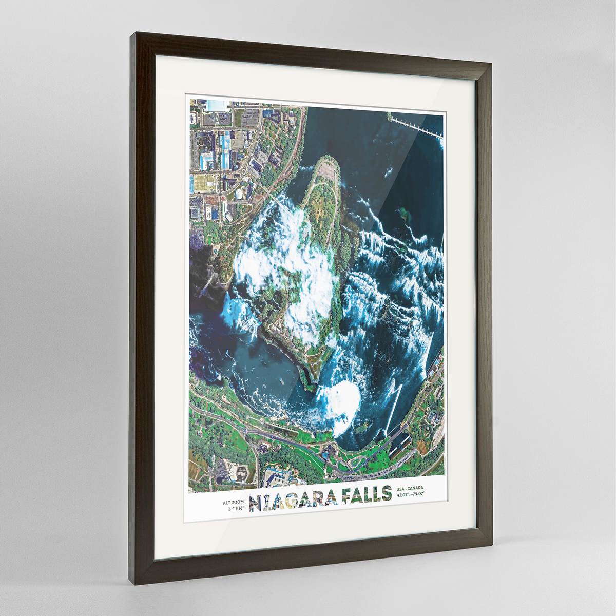 Niagara Falls Earth Photography Art Print - Framed