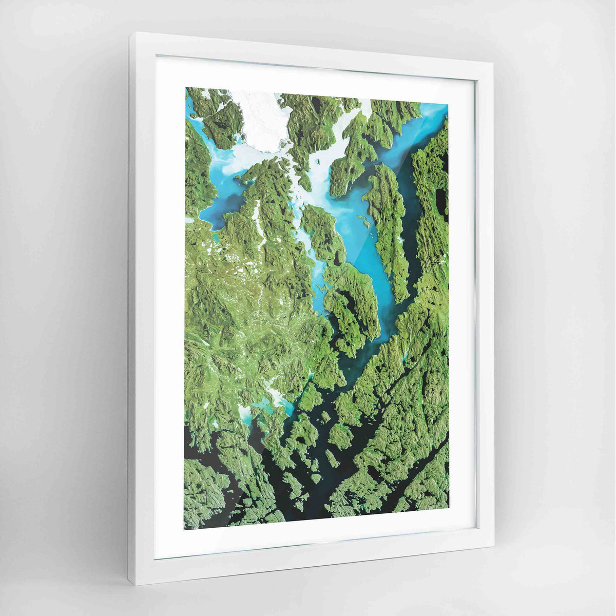 Nordendskiold Glacier Earth Photography Art Print - Framed