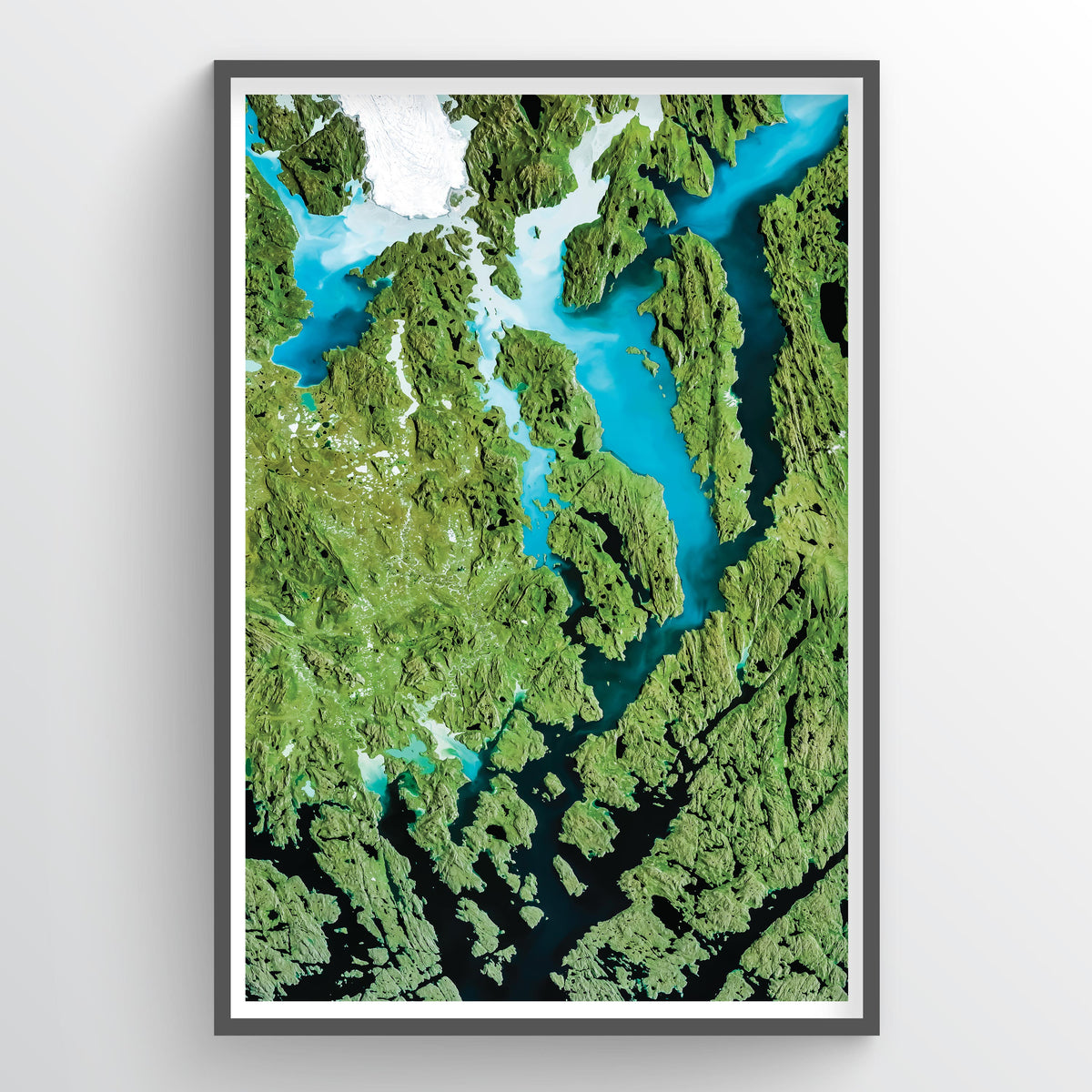 Nordendskiold Glacier Earth Photography - Art Print
