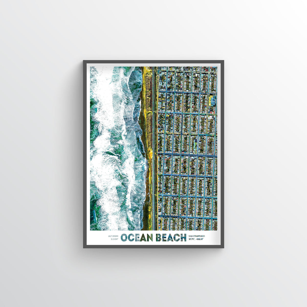 Ocean Beach San Francisco Earth Photography - Art Print