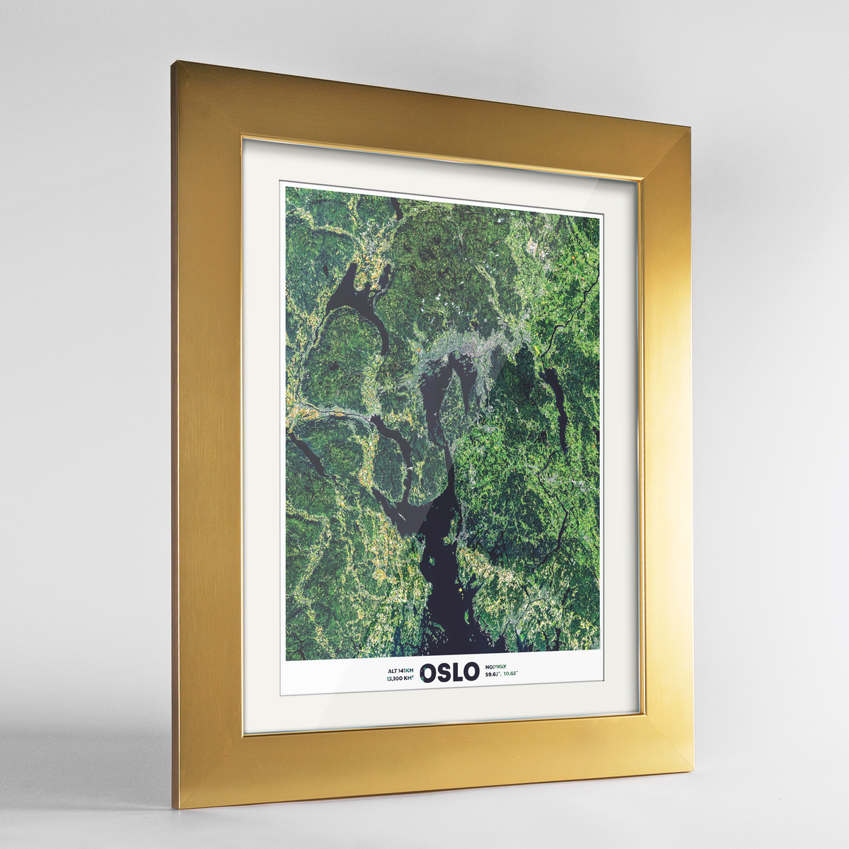 Oslo Norway Earth Photography Art Print - Framed