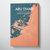 Abu Dhabi Map Canvas Wrap - Point Two Design