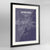 Framed Ankara Map Art Print 24x36" Contemporary Black frame Point Two Design Group
