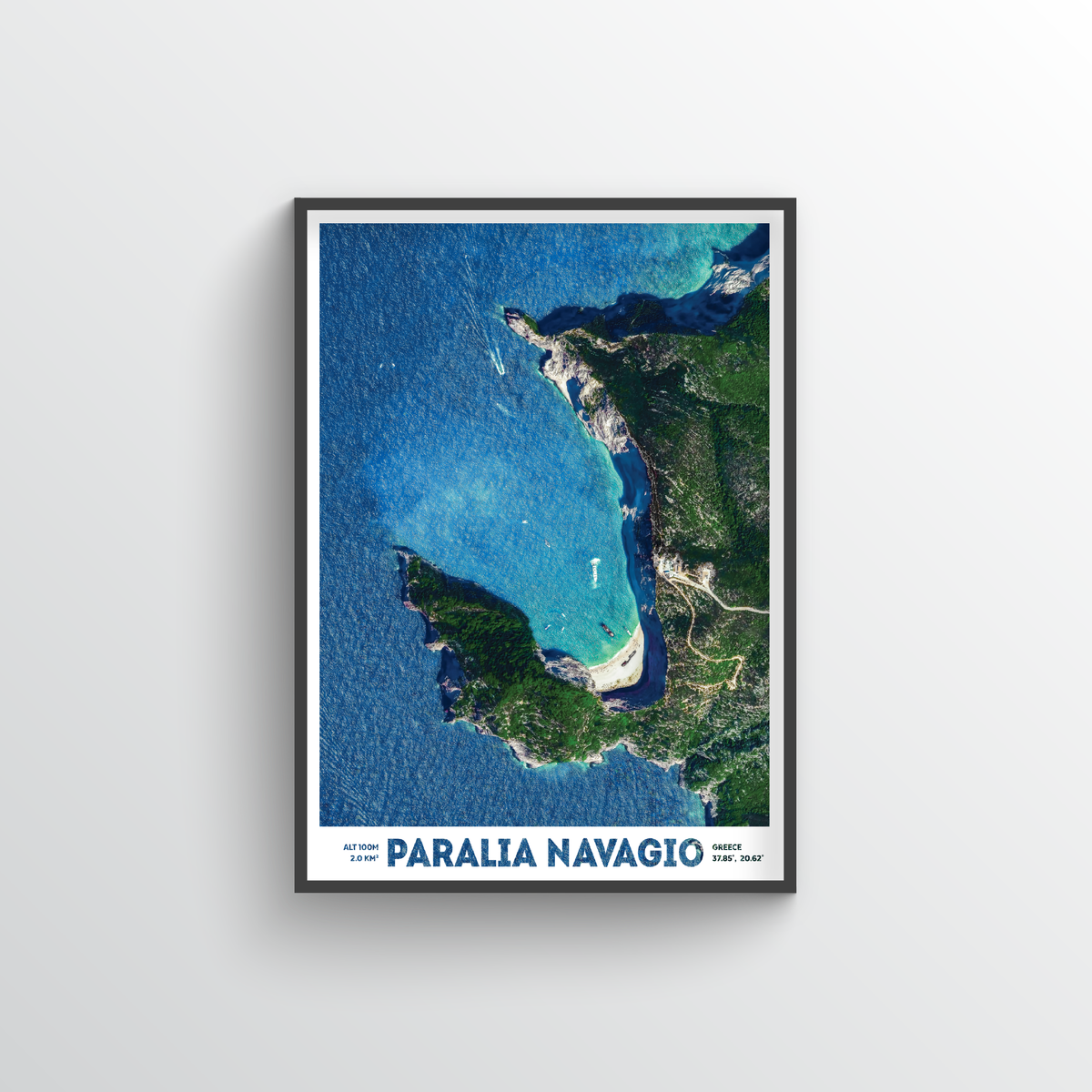 Paralia Navagio Earth Photography - Art Print
