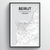 Beirut Map Art Print - Point Two Design