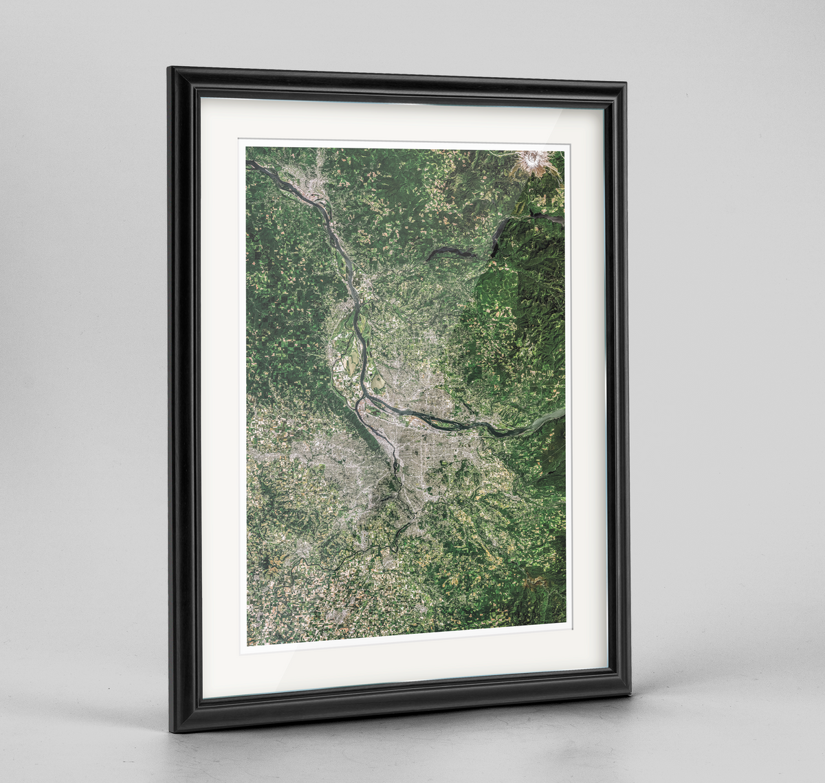Portland Earth Photography Art Print - Framed