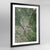 Portland Earth Photography Art Print - Framed