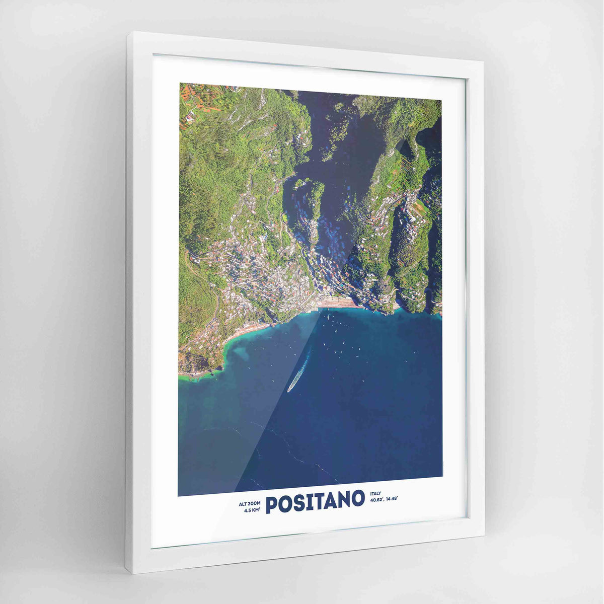 Positano Earth Photography Art Print - Framed