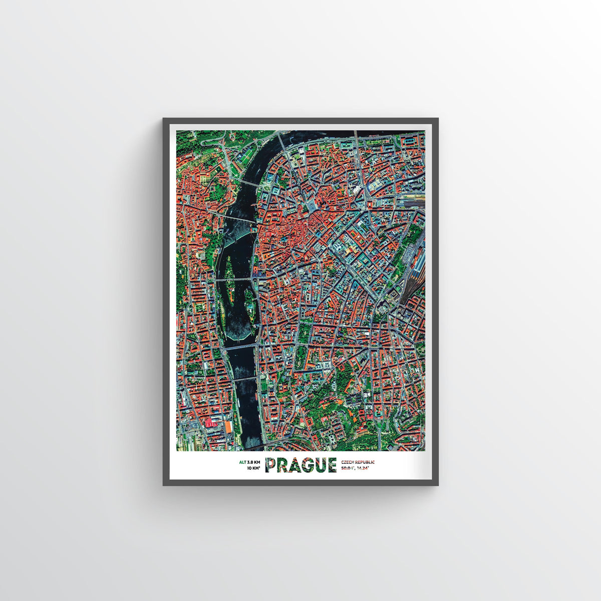 Prague Earth Photography - Art Print