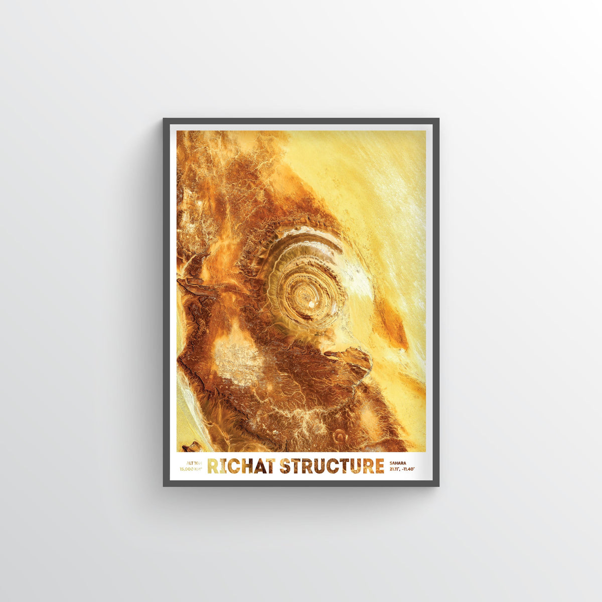 Richat Structure Earth Photography - Art Print