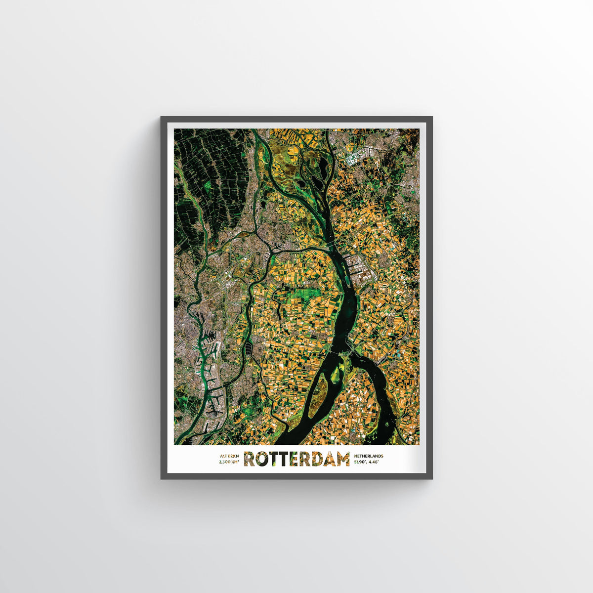 Rotterdam Earth Photography - Art Print