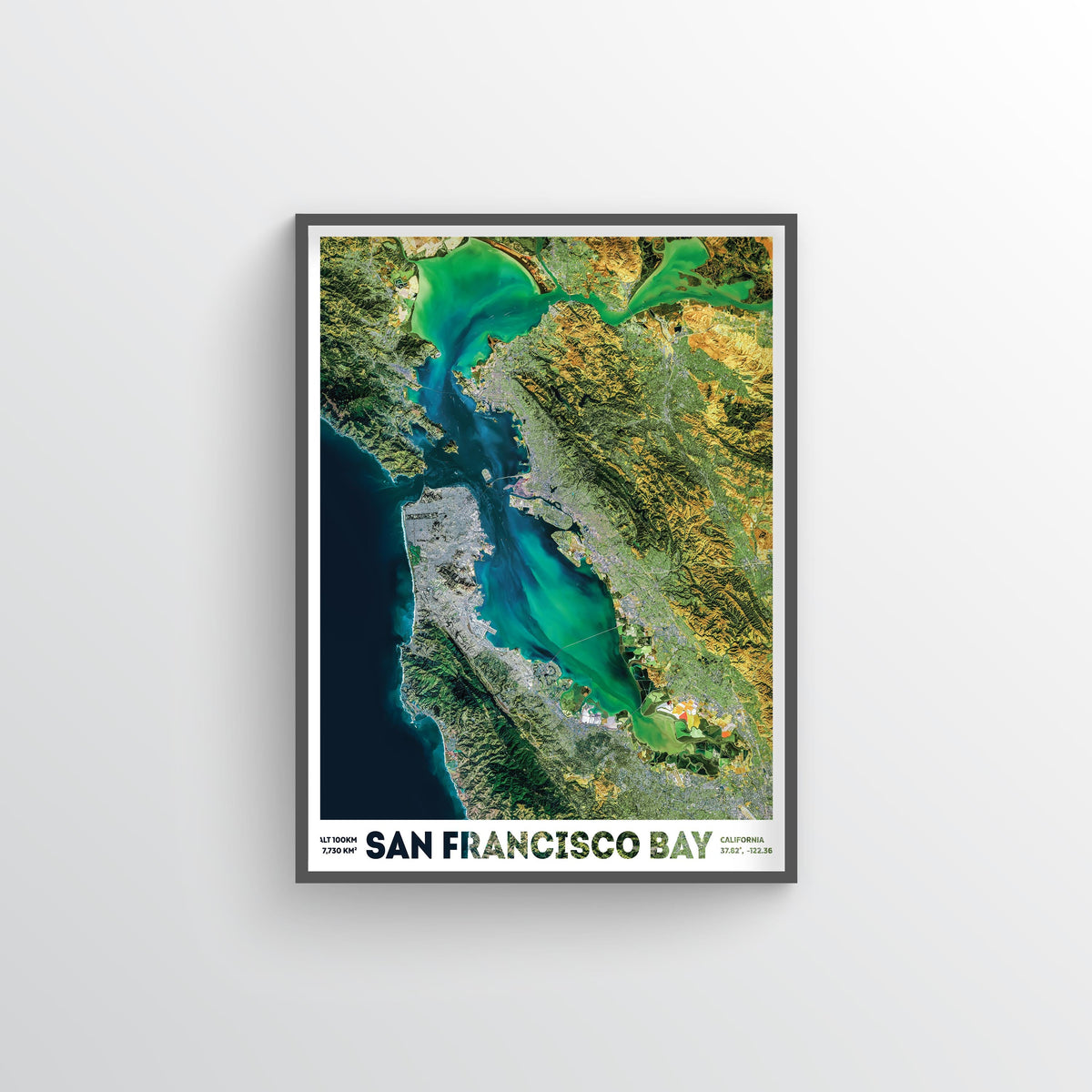 San Francisco Bay Earth Photography - Art Print