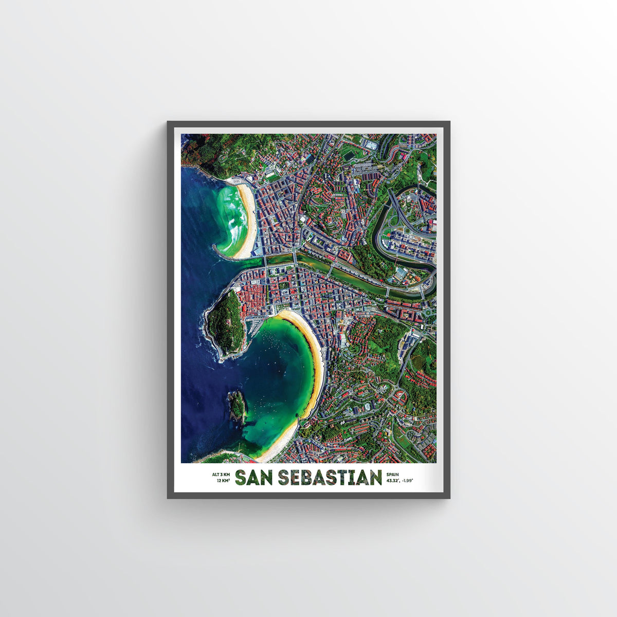 San Sebastian Earth Photography - Art Print