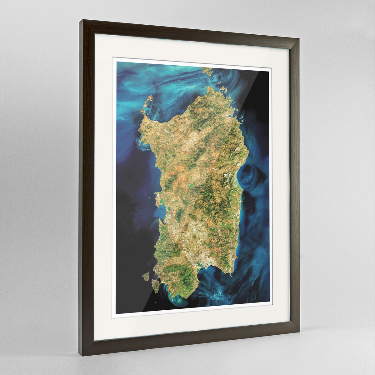 Sardinia Earth Photography Art Print - Framed