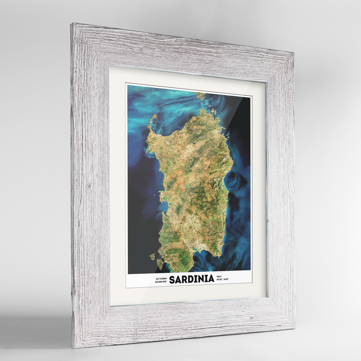 Sardinia Earth Photography Art Print - Framed