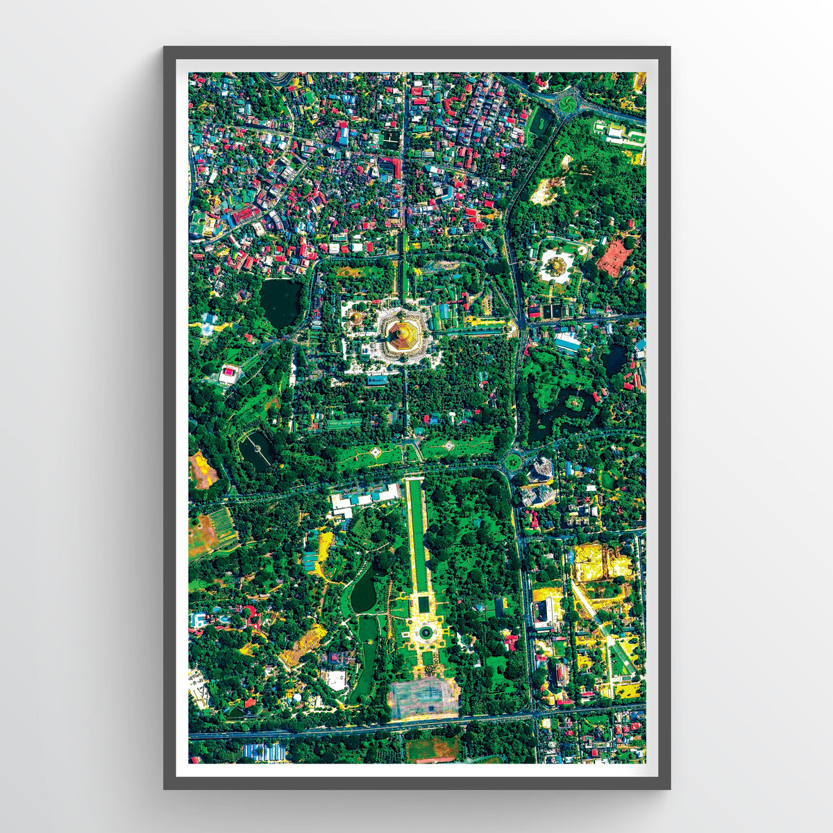 Shwedagon Pagoda Earth Photography - Art Print