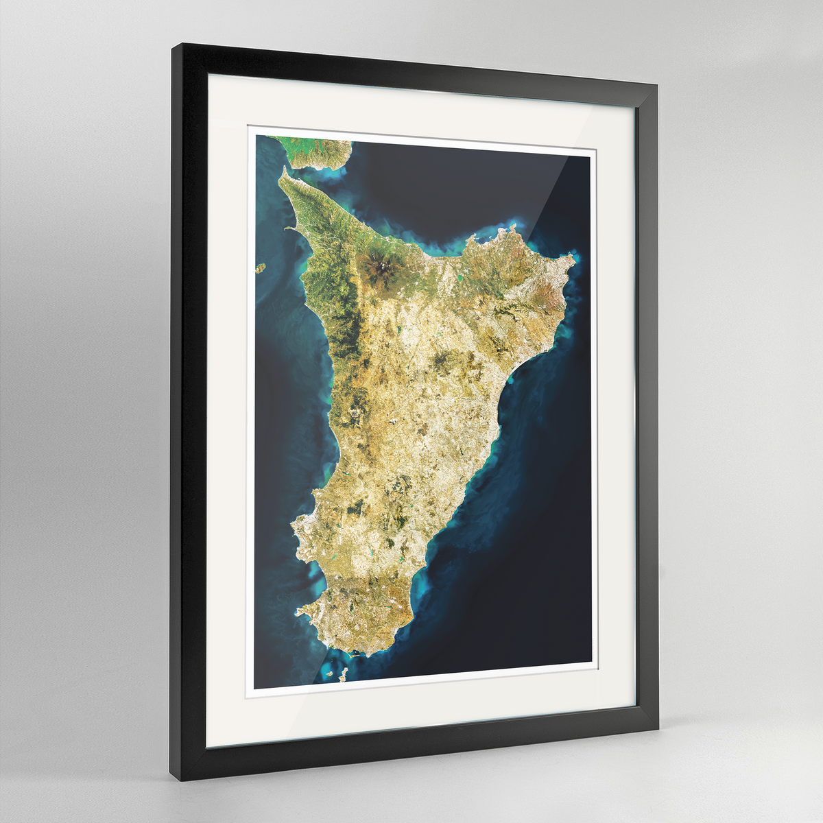 Sicily Earth Photography Art Print - Framed