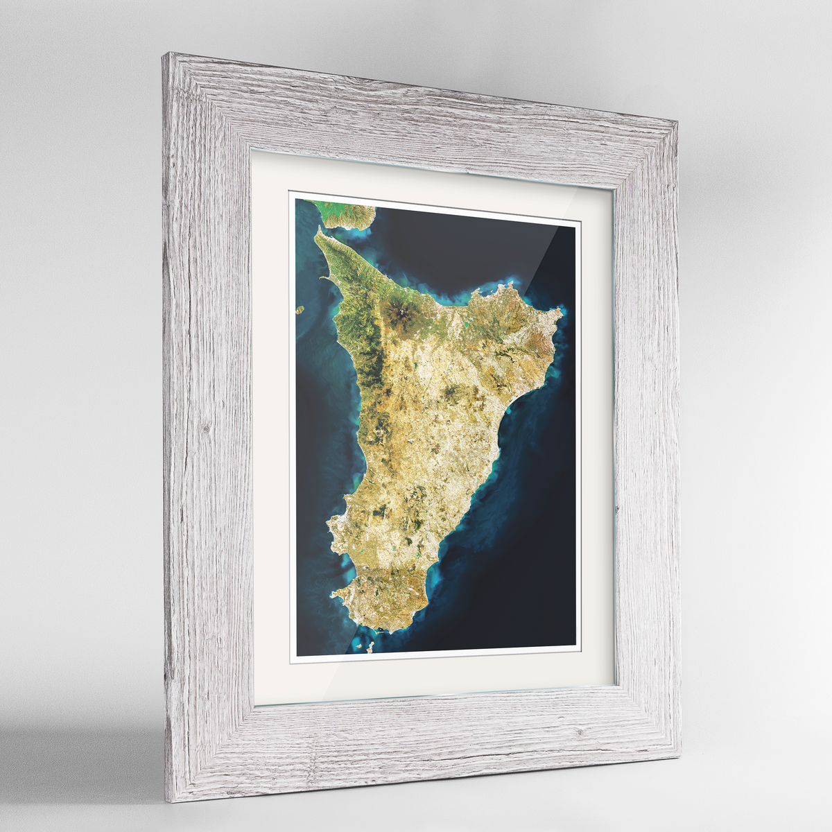 Sicily Earth Photography Art Print - Framed