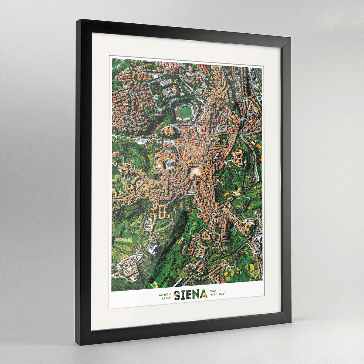 Siena Earth Photography Art Print - Framed