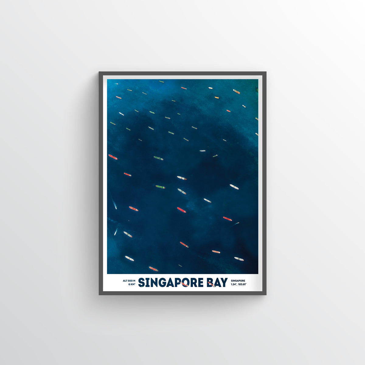 Singapore Bay Earth Photography - Art Print