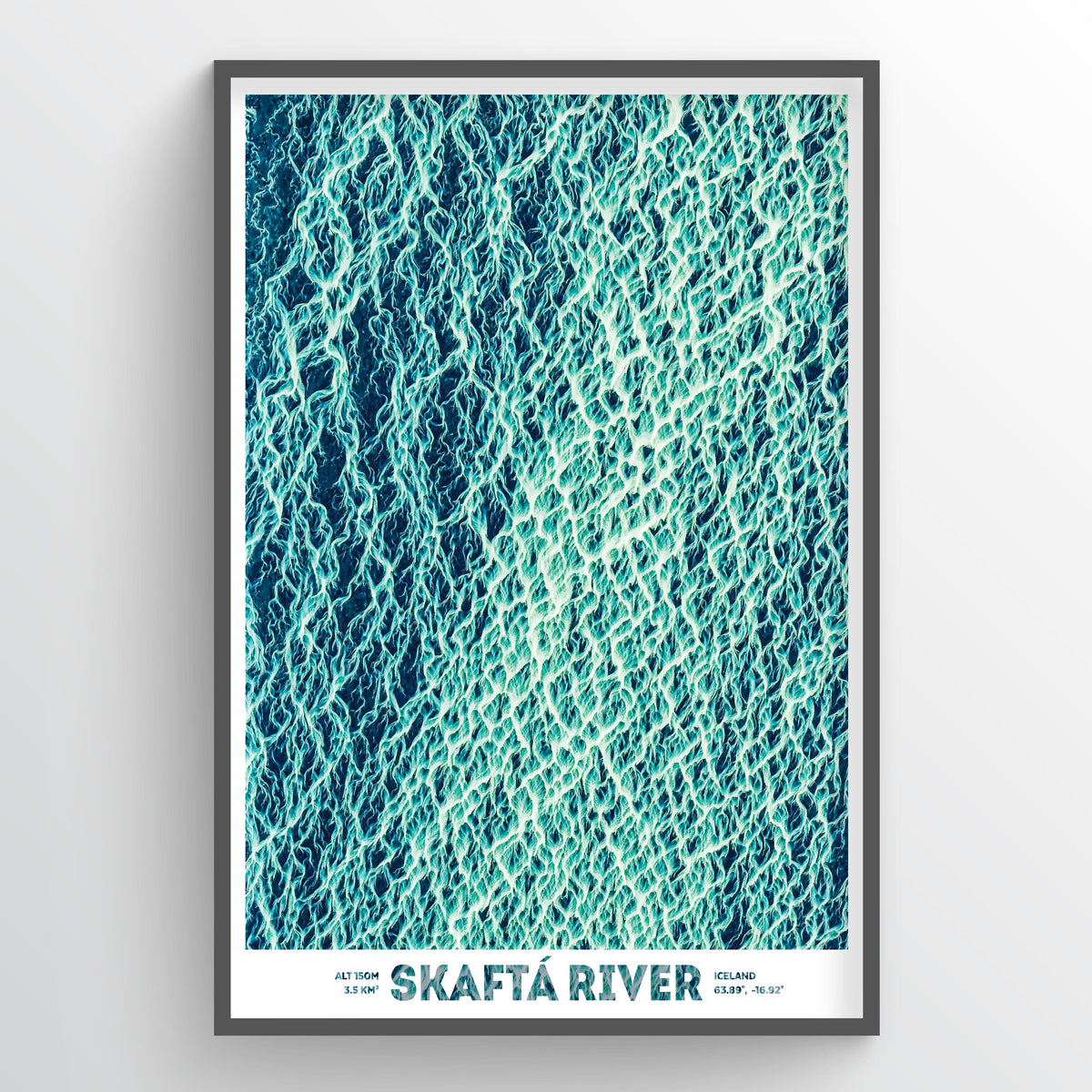 Skafta River Earth photography Print