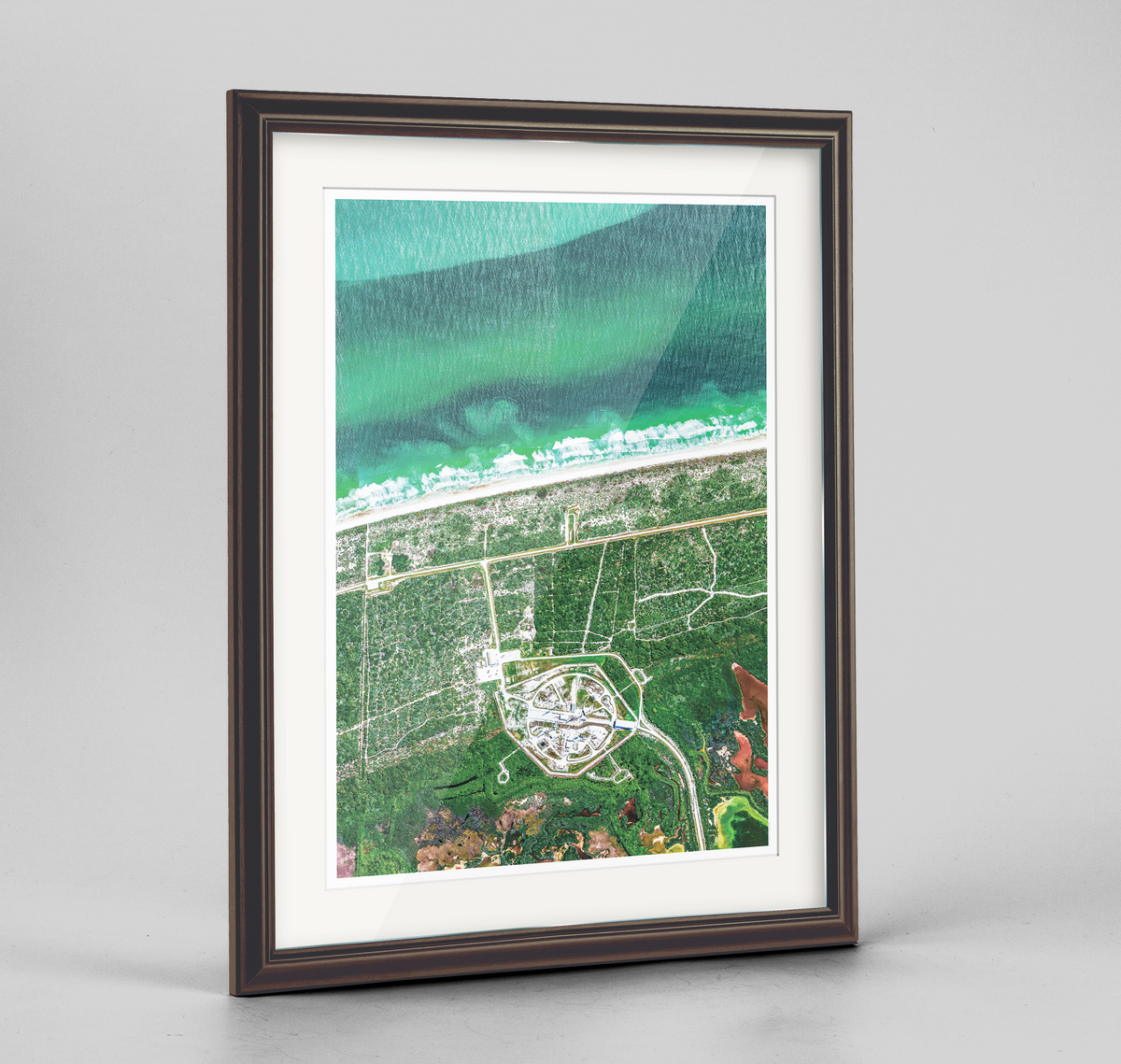SpaceX Earth Photography Art Print - Framed