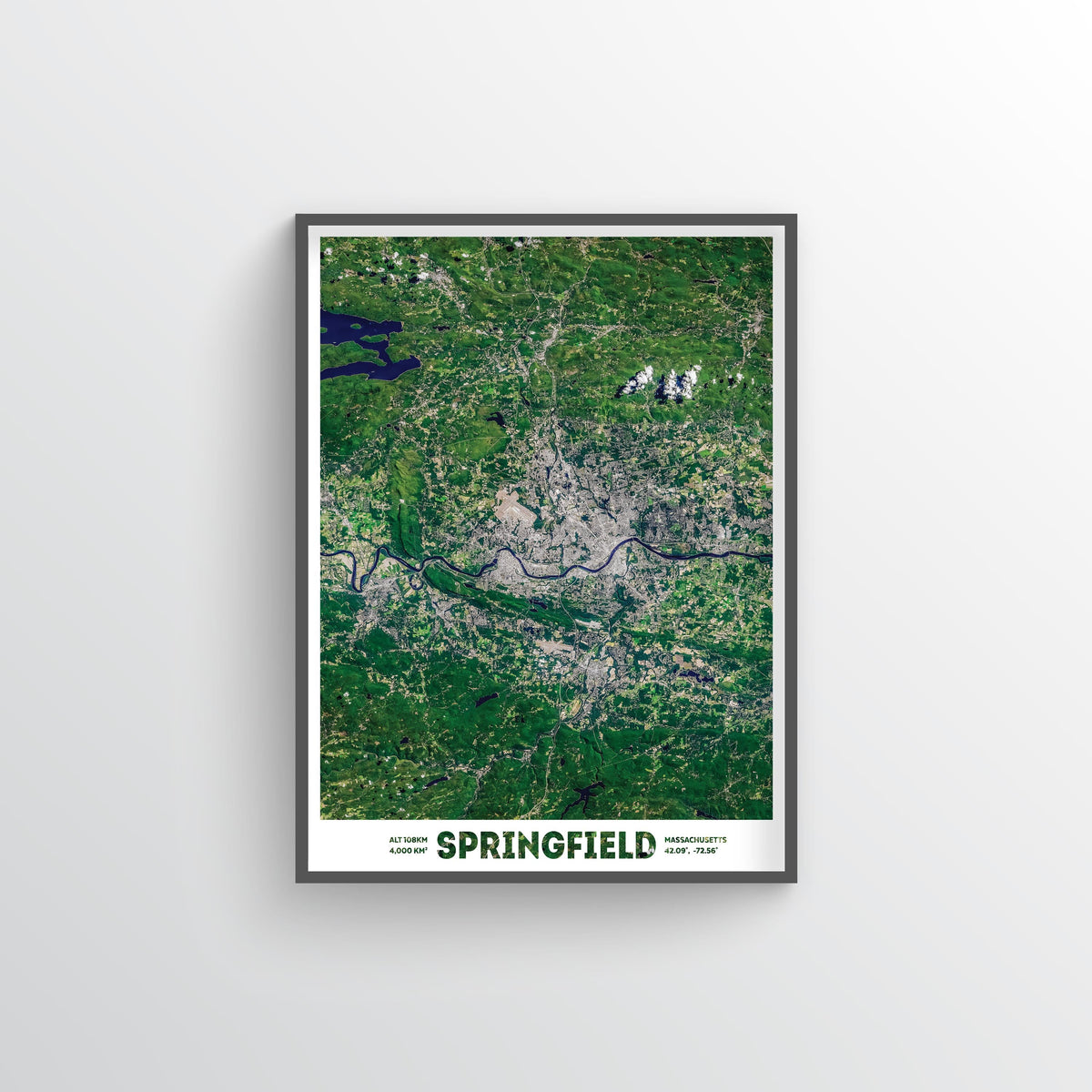 Springfield Massachusetts Earth Photography - Art Print