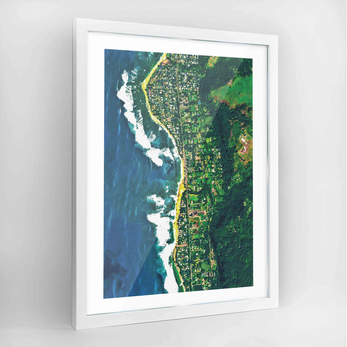 Sunset Beach Hawaii Earth Photography Art Print - Framed
