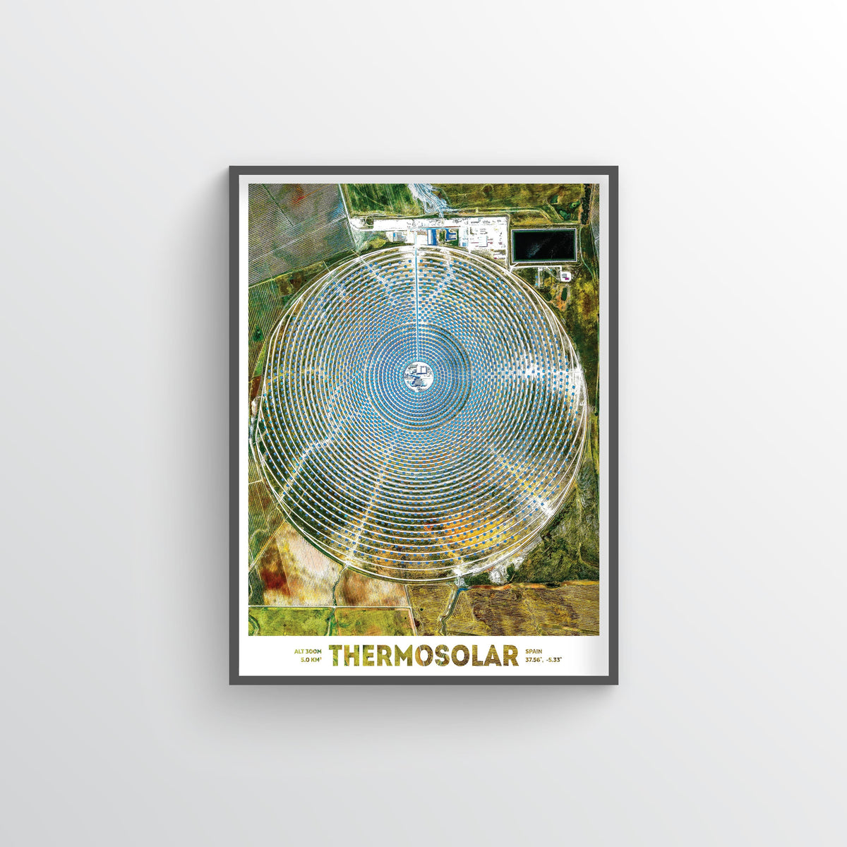 Thermosolar Earth Photography - Art Print