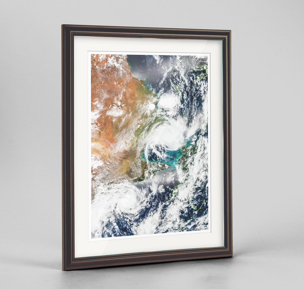 Timor Arafura Earth Photography Art Print - Framed