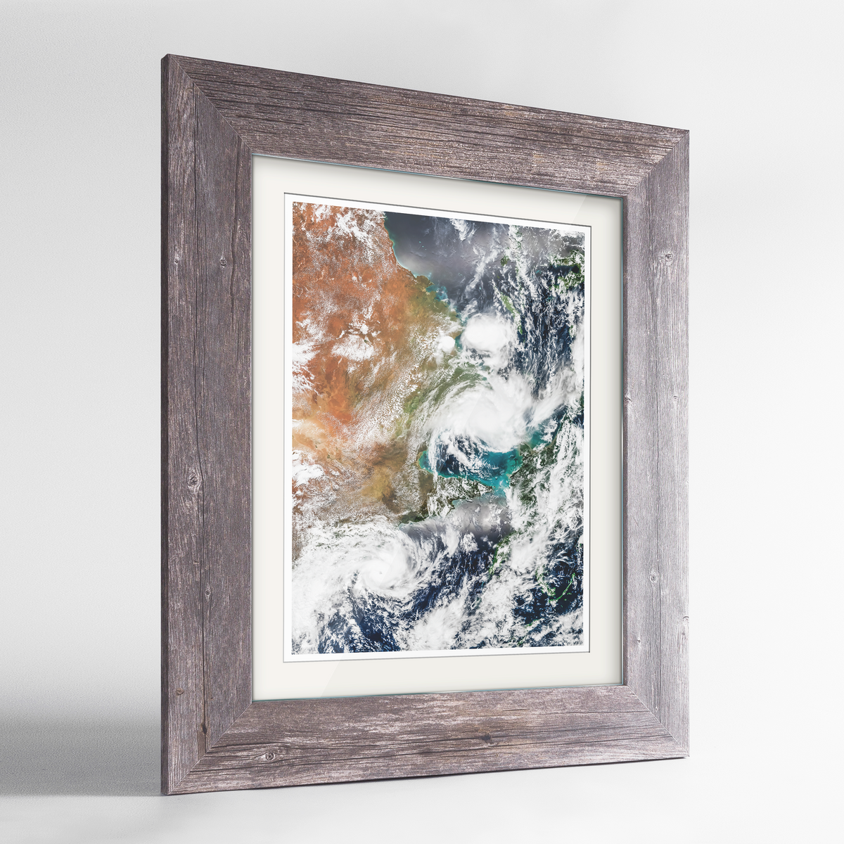 Timor Arafura Earth Photography Art Print - Framed