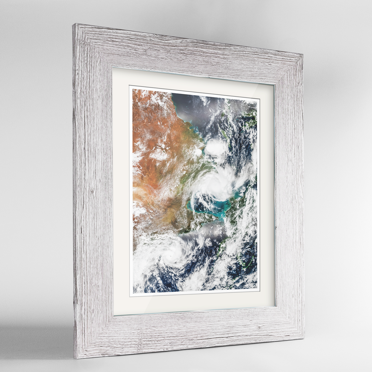 Timor Arafura Earth Photography Art Print - Framed