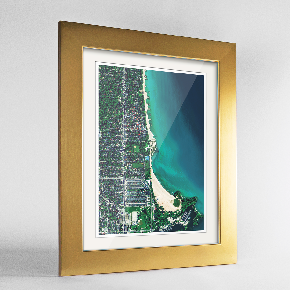 Toronto Beaches Earth Photography Art Print - Framed
