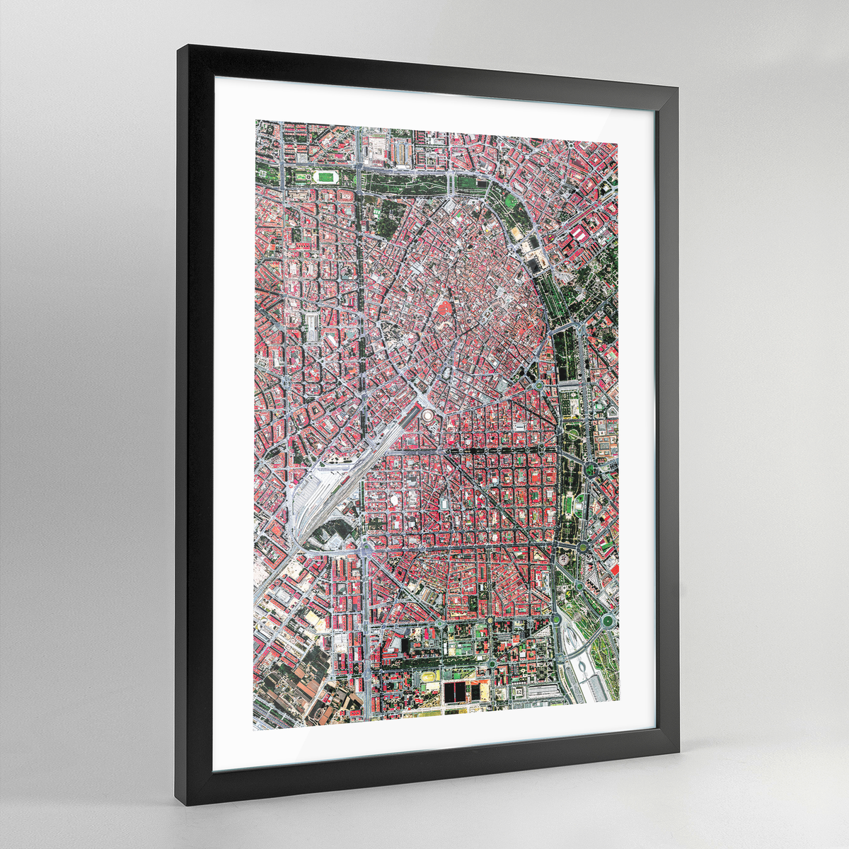 Valencia Earth Photography Art Print - Framed