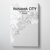 Panama City Map Canvas Wrap - Point Two Design - Black & White Print