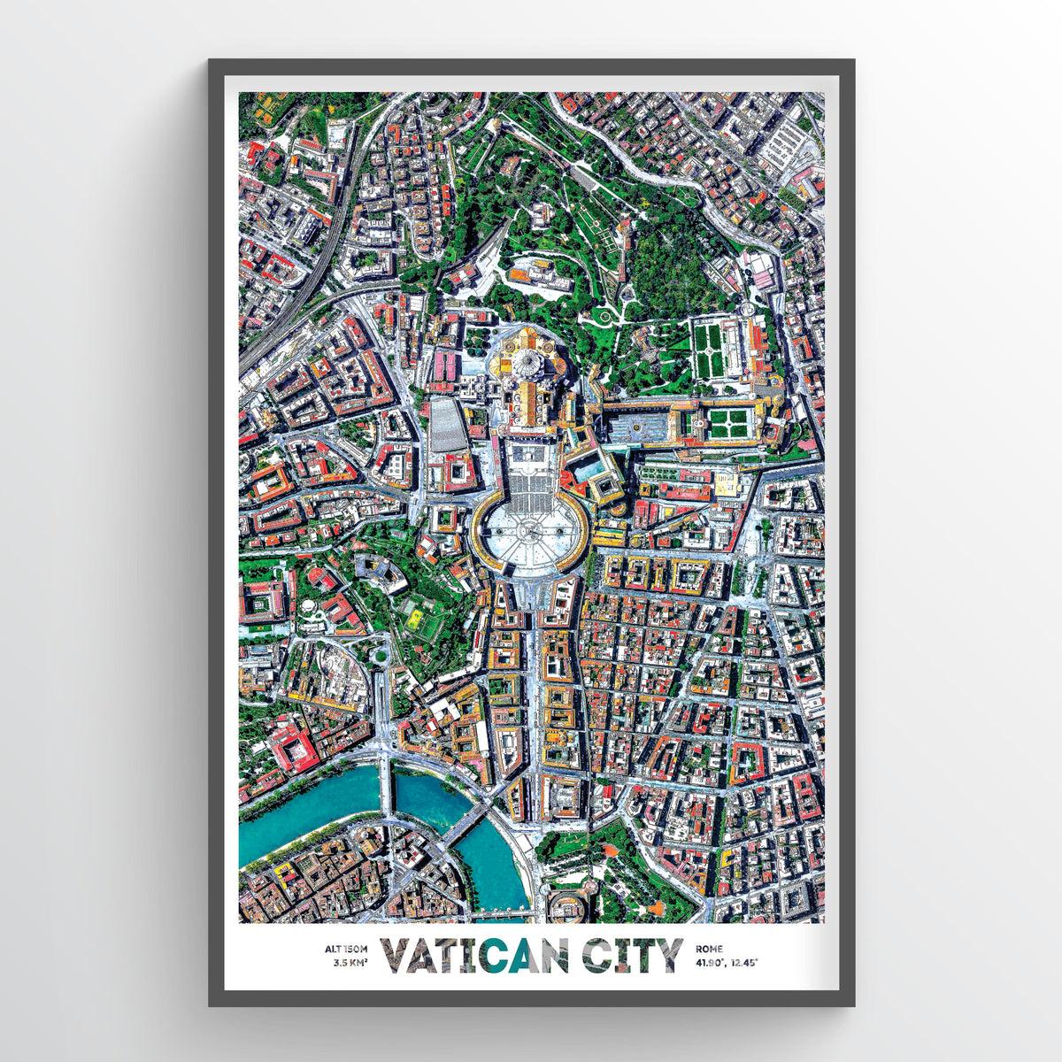 Vatican Earth Photography - Art Print