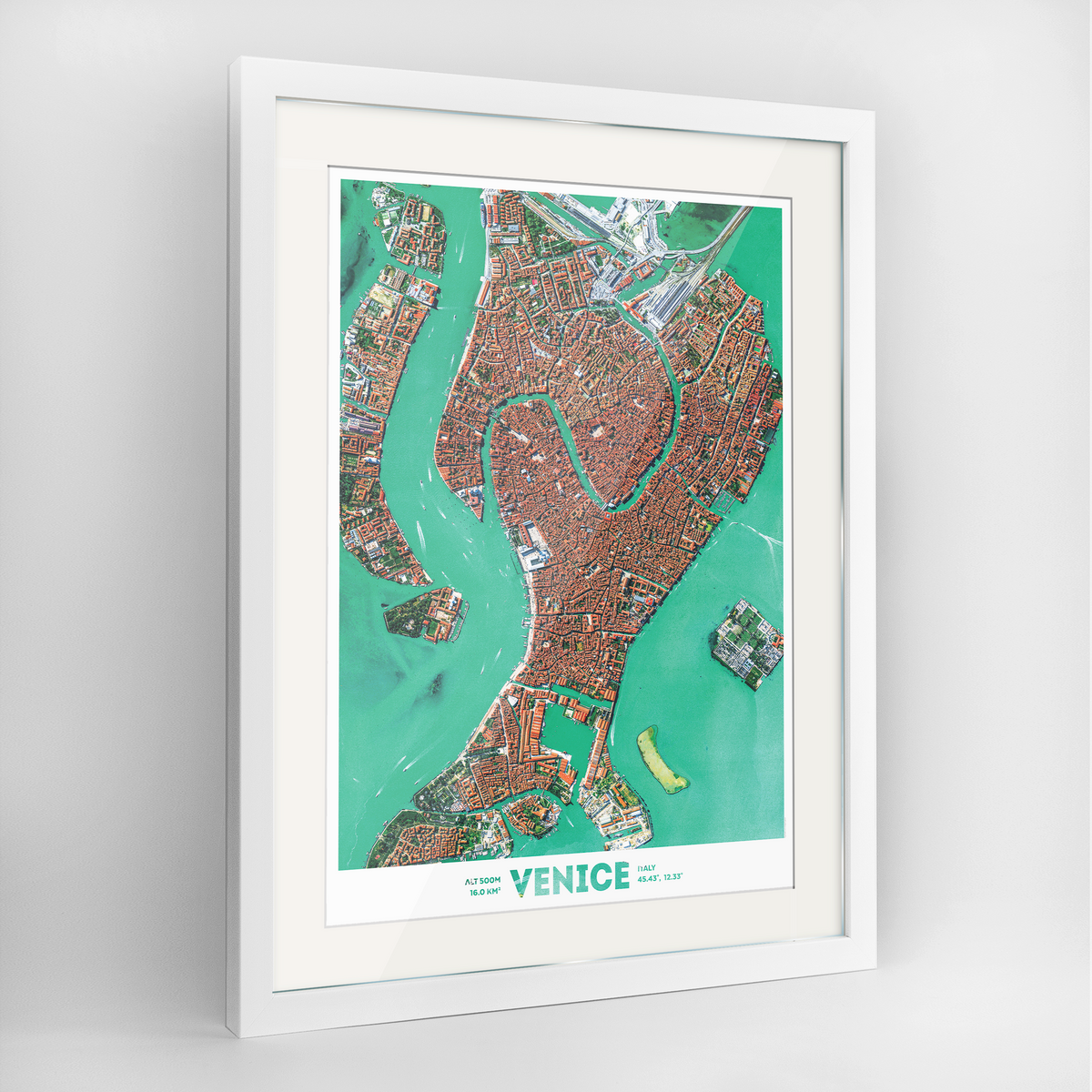 Venice Earth Photography Art Print - Framed