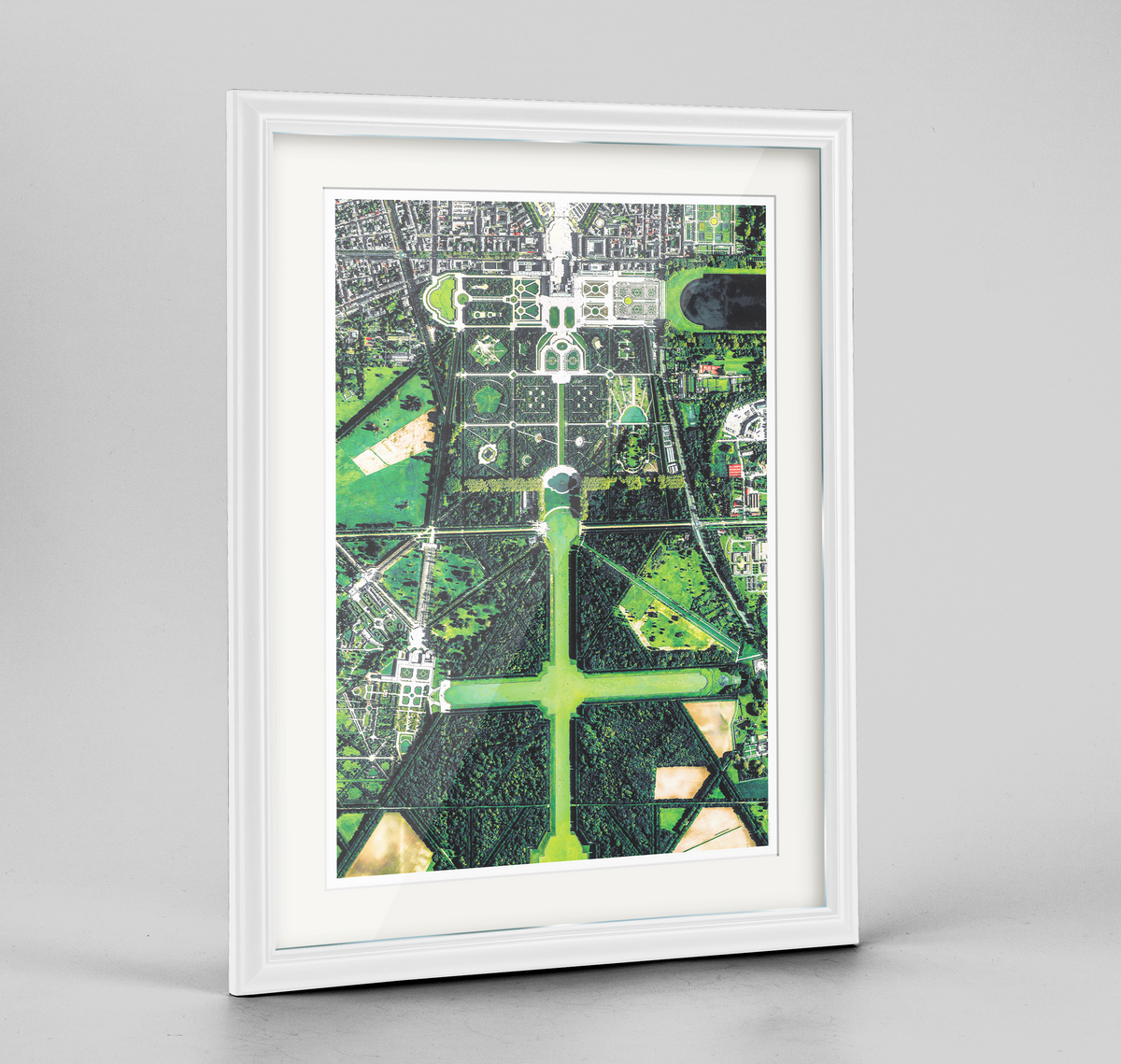 Versailles Earth Photography Art Print - Framed