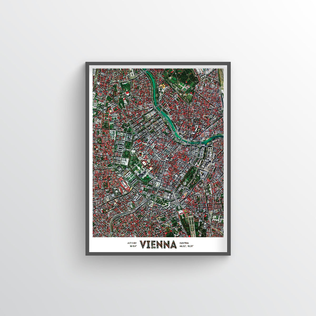 Vienna Earth Photography - Art Print
