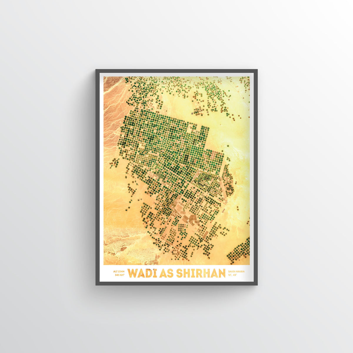 Wadi As-Sirhan Earth Photography - Art Print