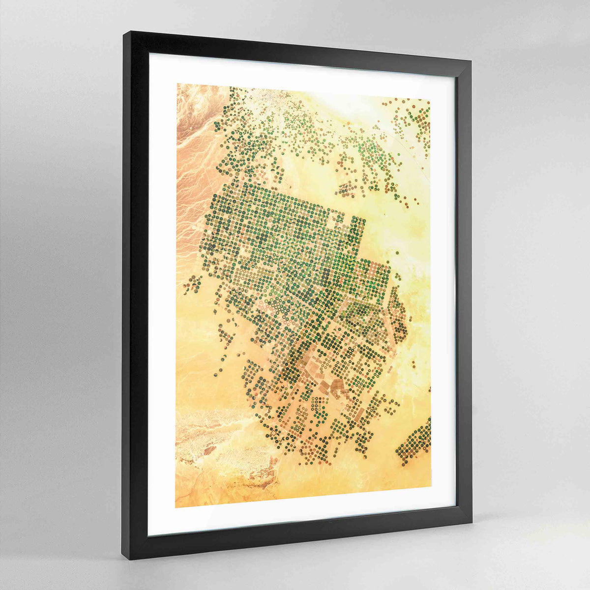 Wadi As Sirhan Earth Photography Art Print - Framed