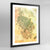 Wadi As Sirhan Earth Photography Art Print - Framed